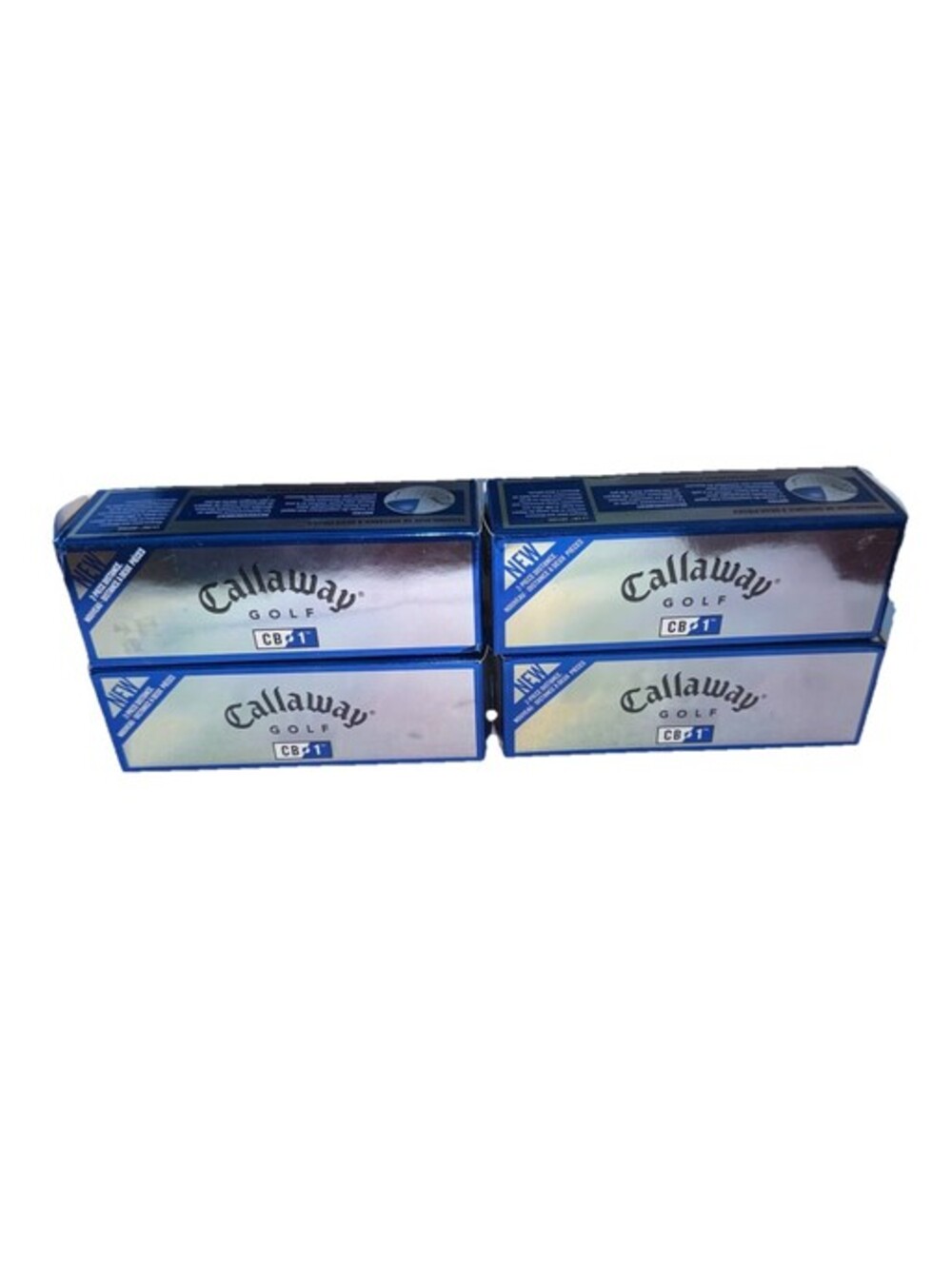Callaway Golf Balls CB-1 Blue & Silver Packaging New Original Packaging 12 Balls